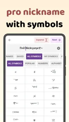 Name style Nickname Generator android App screenshot 5